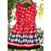Flower Printed Cotton Kids Dress (KR1193) Flower Printed Cotton Kids Dress (KR1193)